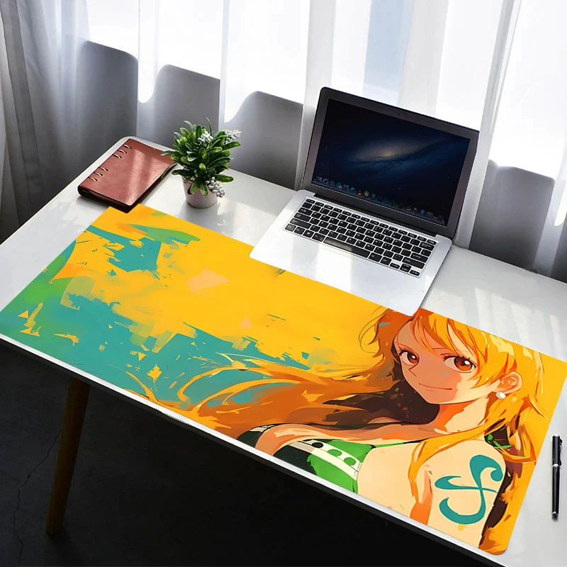 

Mouse Pad PC Accessories Non Slip Rubber Mousepad Laptop Gamer Keyboard Pad Office One Piece Nami Computer Gaming Desk Mouse Mat