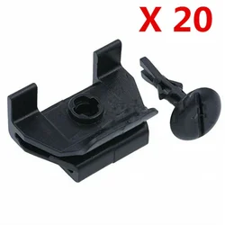 20pcs Car Front Fender Bumper Cover Clips Pin Kit For Toyota For Lexus 53879-58010 47749-58010 Auto Fastener Clips