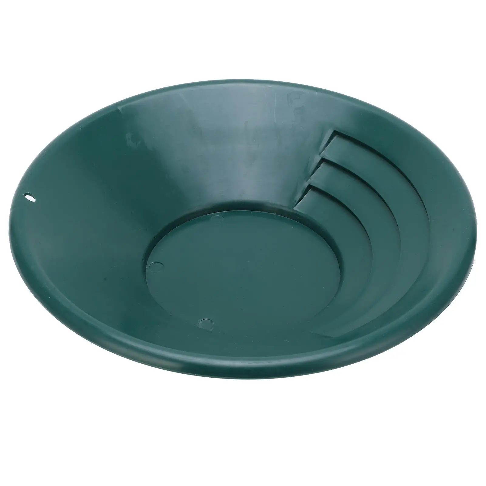 350mm Green Gold Panning Pan & Sifting Classifier  for Manual Gold Washing - Durable & Efficient