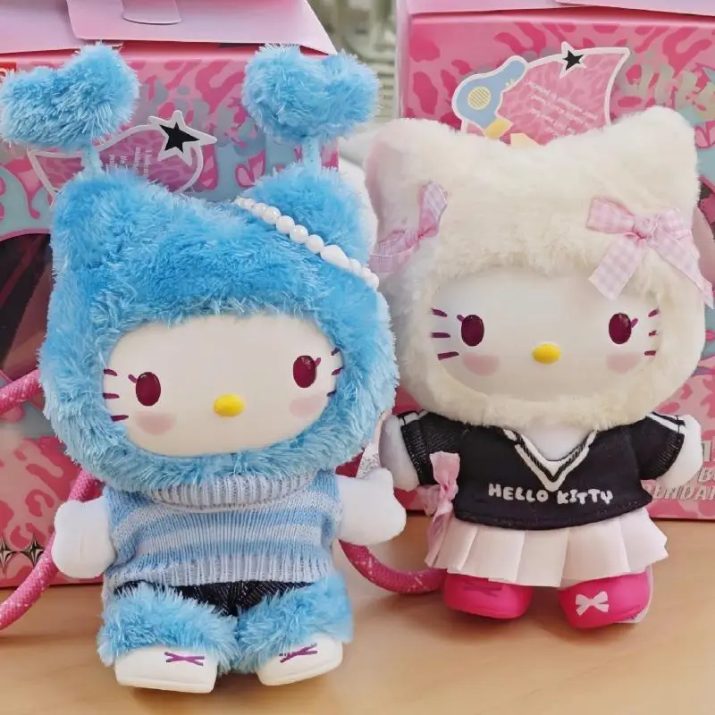 

2025 In Stock Hello Kitty Pop Star Series Vinyl Blind Box Bag Pendents Keychains Decoration Anime Figure Hello kitty Girls Gifts
