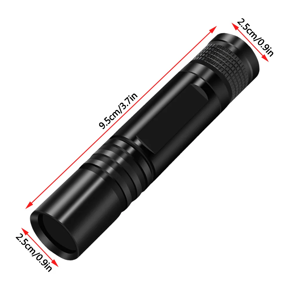 365nm LED UV Flashlight Ultraviolet Inspection Violet Light Torch Pet Urine Stain Detector Tools Power by  AA Battery