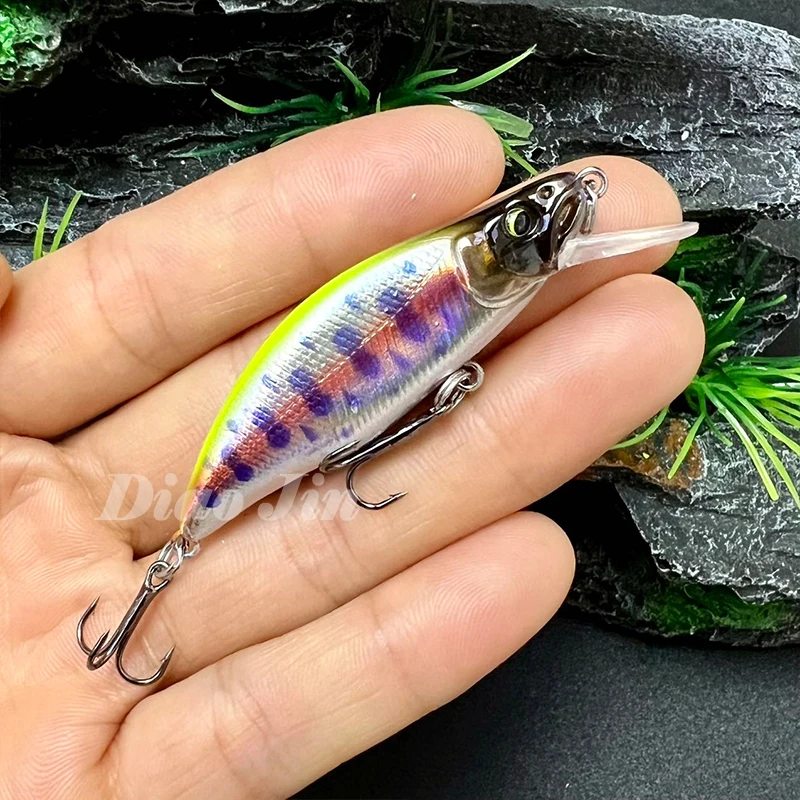 

Mini Sinking 4.2g 51mm Minnow Lure Pesca Wobbler Artificial Bait for Perch Pike Trout Bass Jerkbait Swimbait Fishing Accessories