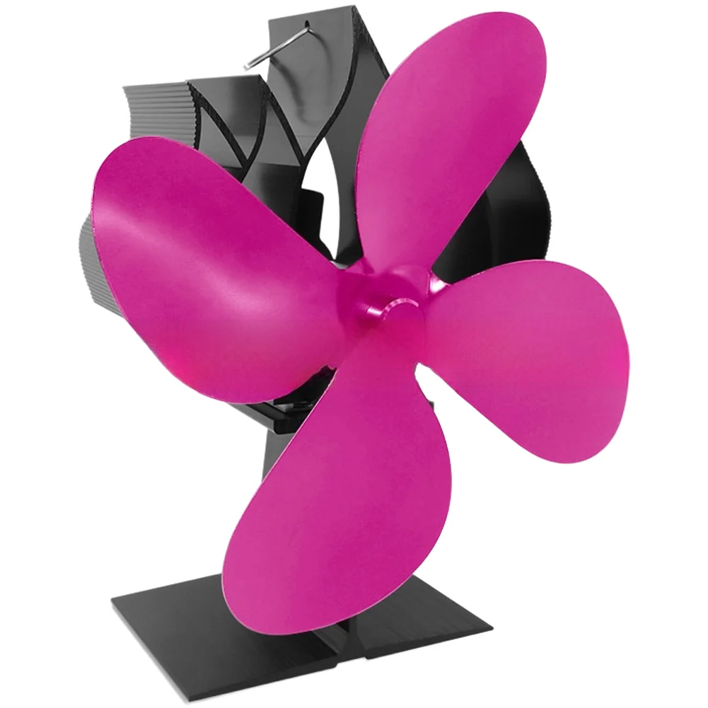 Home Heating Solutions Fan Indoor Heating Fan Gold Thermal Fireplace Fan Lightweight Design Fuel Efficiency Booster