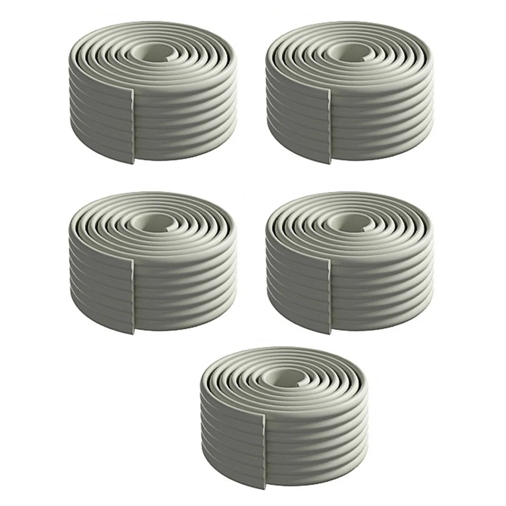 5 Rolls Sponge Weather Stripping Seal Strip Self Sound Absorption Tape For Door Frame Window Edge Draft Stopper Tool