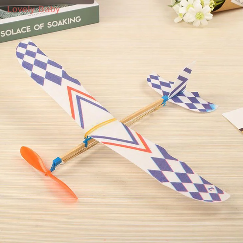 【BBS-7】Elástico de goma para avión, planeador, avión volador, juguete DIY para niños