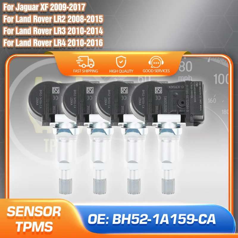 

BH52-1A159-CA 315 MHz Tire Pressure Sensor TPMS Sensor For Land Rover LR2 LR3 LR4 2009-2017 Jaguar XF 1/4PCS Parts BH52-1A189-CB