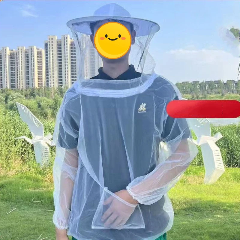 

Outdoor Anti-mosquito Beekeeping Suit Protective Clothing Full Breathable Anti-mosquito Insect Anti-bee Protective Mesh