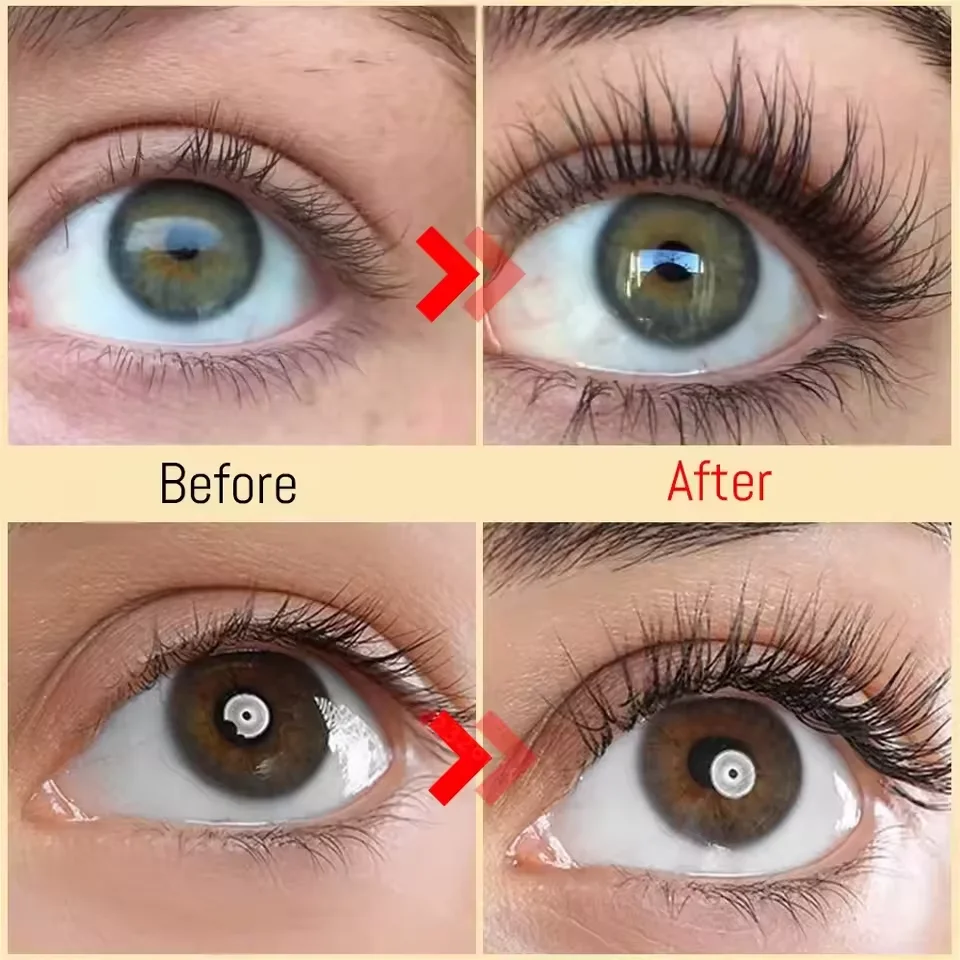 Schnelles Wimpernwachstumsserum, natürlicher Wimpernverstärker, längere, dickere Augenbrauen, Lifting-Essenz, vollere Wimpern, Augenpflege, koreanische Kosmetik