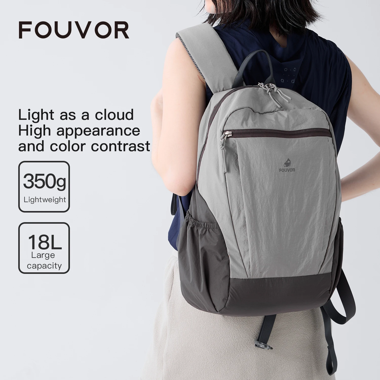 EPOL حقيبة السفر المرأة أكسفورد سعة كبيرة مقاوم للماء خفيفة الوزن حقائب ركاب عادية طائرة المقصورة حقائب الظهر 3068-09 #2