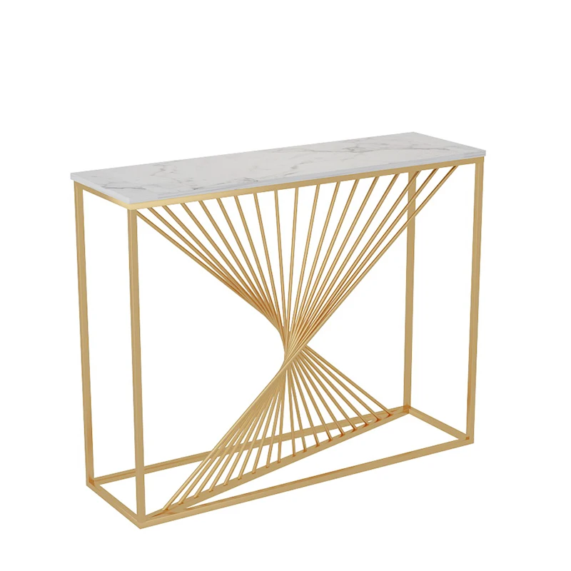 

Hallway gold console table, modern living room furniture