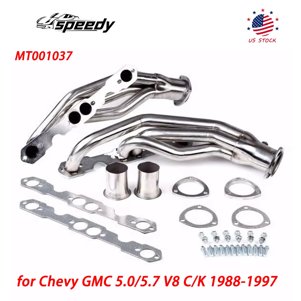 MT001037 Exhaust Headers for Chevy GMC 5.0/5.7 V8 C/K 1988-1997
