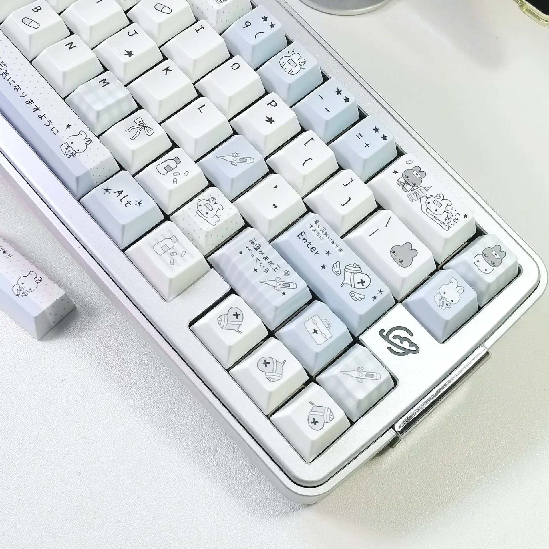 

Water color diary keycaps customized mechanical keyboard original high sublimation PBT