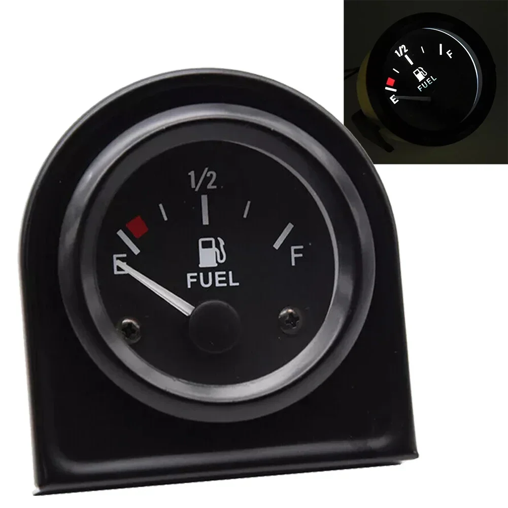 Fuel Gauge Car Fuel Level Gauge Meter Black Bolt Pack For Most Cars Fuel Sensor Instruction For 4/6/8 Cylinder