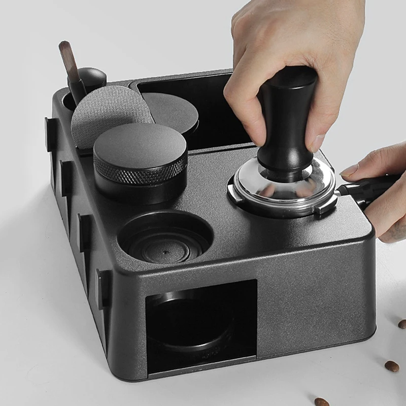 Espresso Tamping Station Organizer  For 58Mm 54Mm 51Mm  Epsresso Portafilter Coffee Tools Organzier  Coffee Tamper Holder