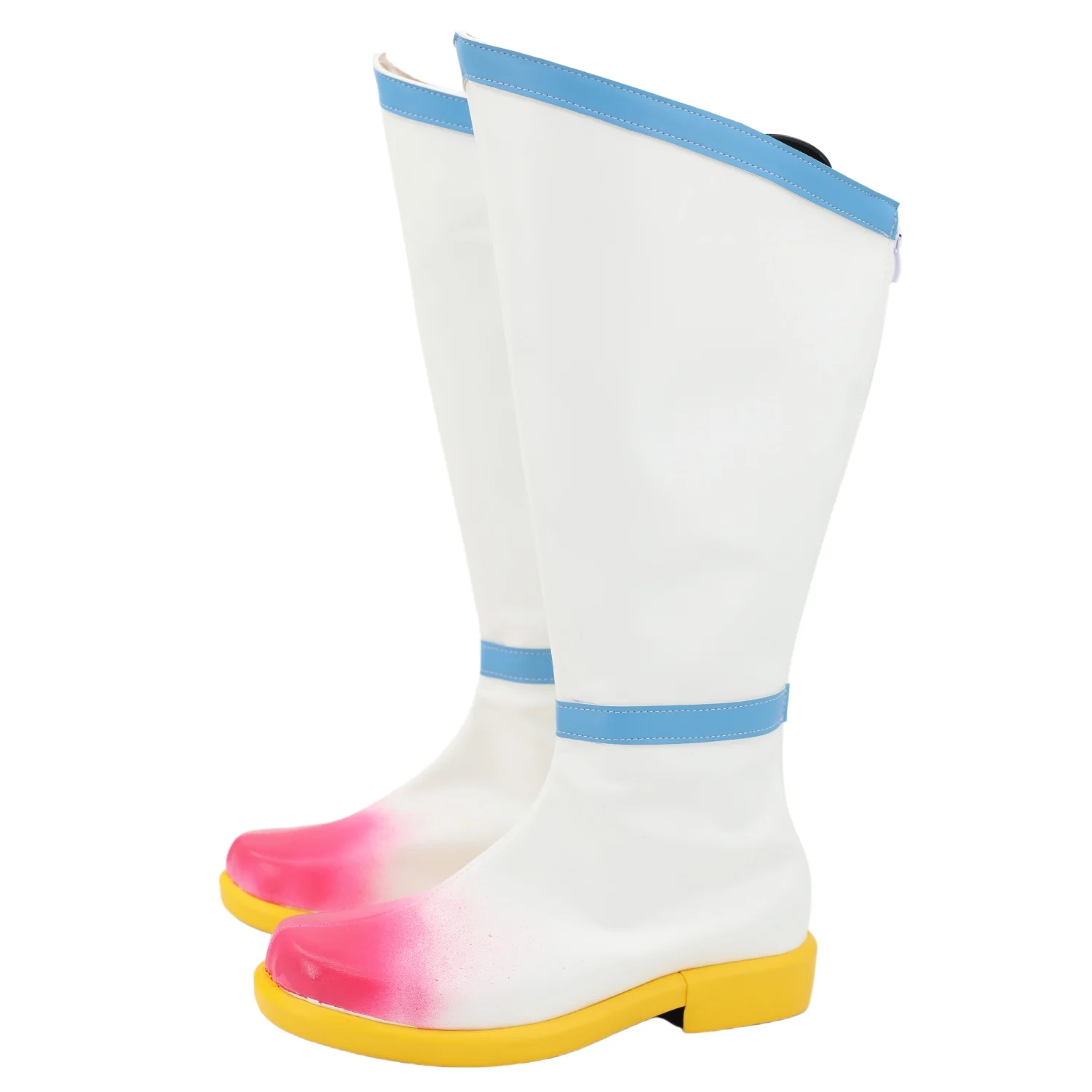 Bakuryu Sentai Abaranger Bamian Soldier Cosplay Shoes White Boots Custom Made
