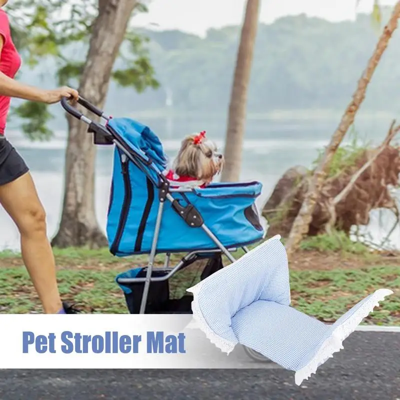 Pet Stroller Pad Removable Puppy Stroller Anti-dirty Mat Comfortable Pet Stroller Pad Universal Cushion For Cats & Dogs Supplies