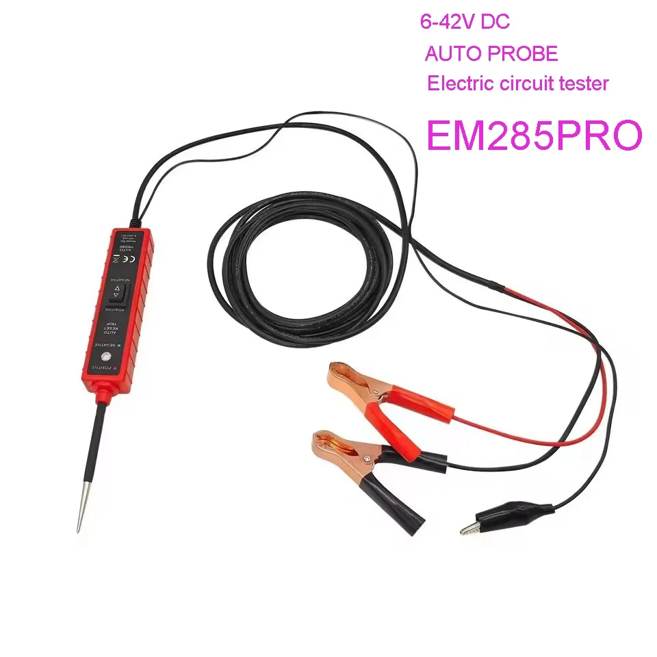 

EM285 Зонд Авто Электрическая Система Диагностический Кабель 6-24 В Автомобильный Тестер Электрических Цепей Профессиональные Инструменты
