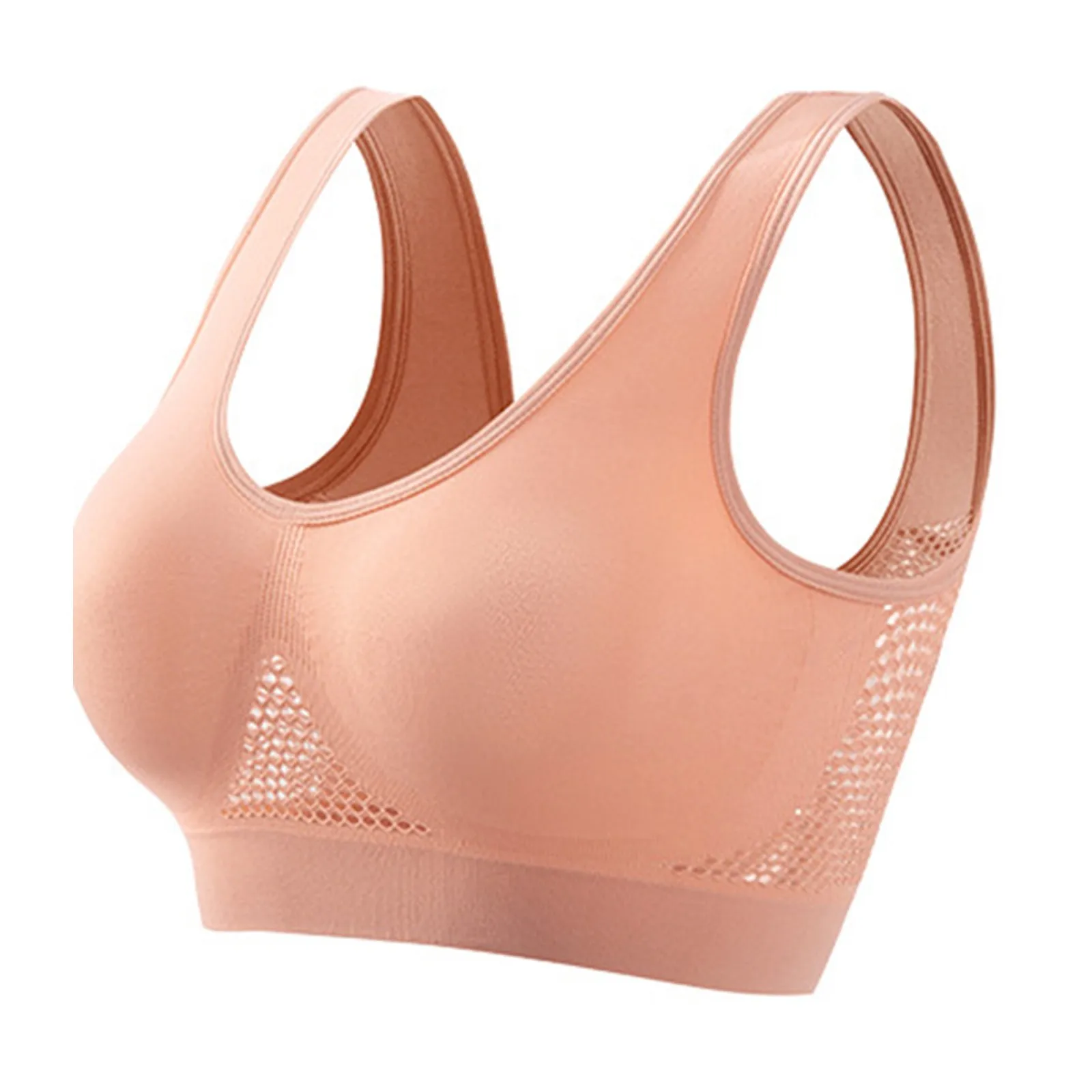 Mooie sportbeha met schokbestendig hardlopen Fitness Anti-verslapping Bovenste collectie Zachte ondersteuning Zeer sterk yogavest voor dames
