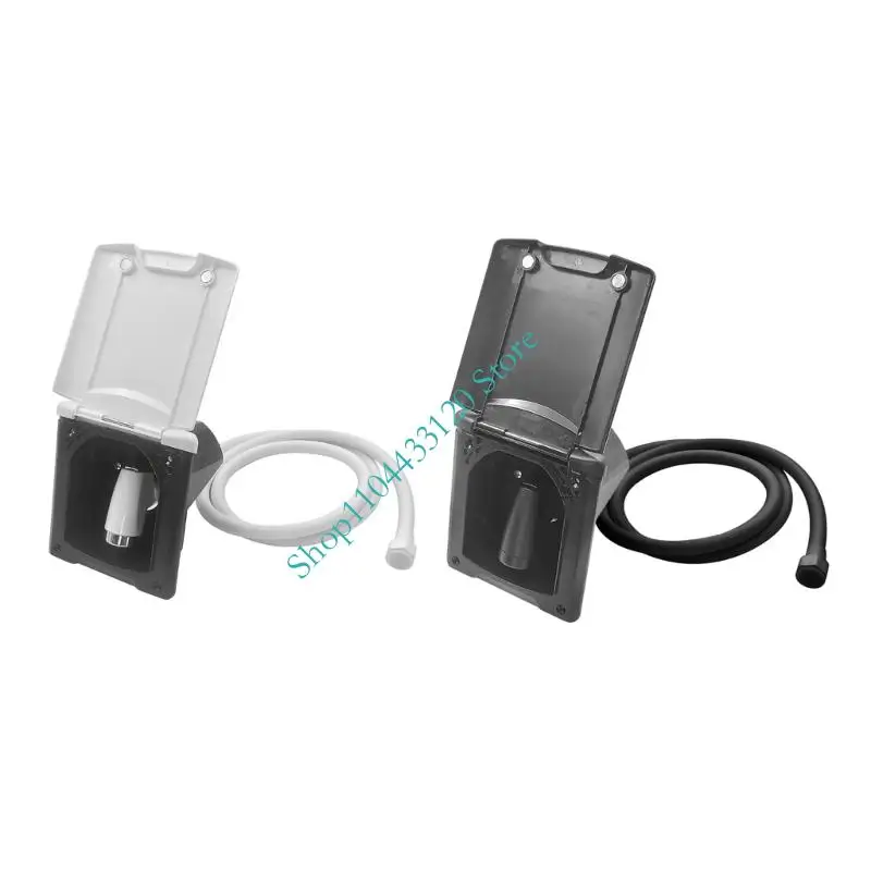 Water Cover Shower Box For Campers And Boats With Large Cover Fastener ABS Construction