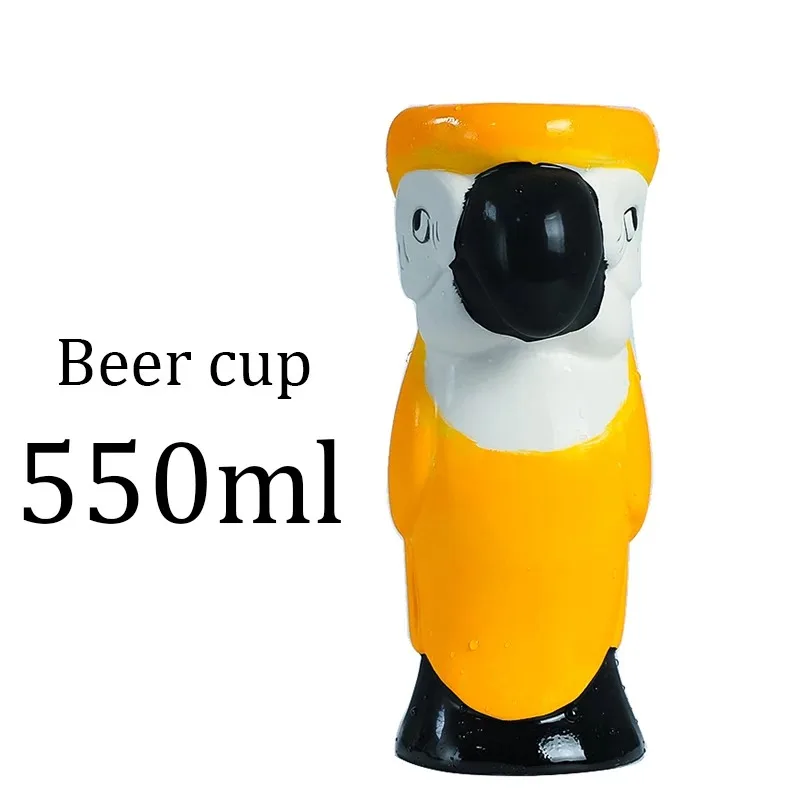 

Parrot mug Hawaii Tiki Mugs Cocktail Beer Cup Beverage mug