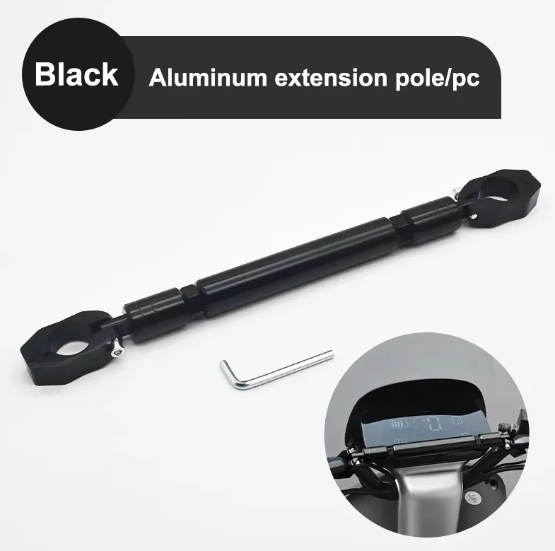 Motorcycle Handlebar Crossbar Balance Bar for Honda PCX160 PCX150 PCX125 CNC Aluminum Navigation Phone Mount Bracket Multi-funct