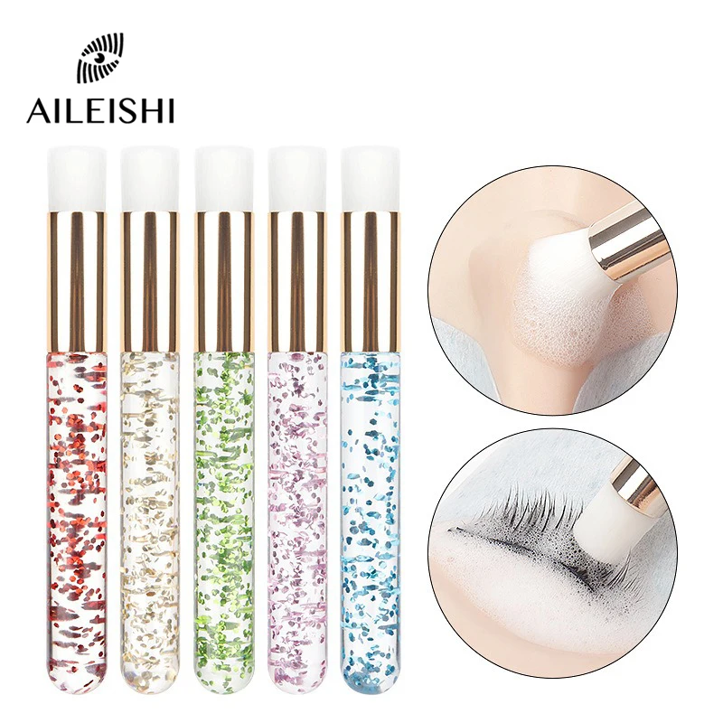 

5/20/50/100pcs Eyelash Cleaning Brushes for Eyelash Extensions Glitter Lash Shampoo Brushes Nose Pore Cleansing Makeup Tools