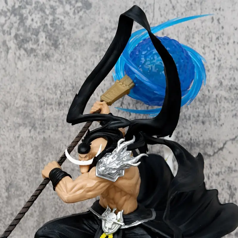 27 cm weißer Bart Edward Newgate Anime One Pieceed Four Emperors Tiens leuchtende Actionfigur zum Sammeln, Modellspielzeug, Geburtstagsgeschenk