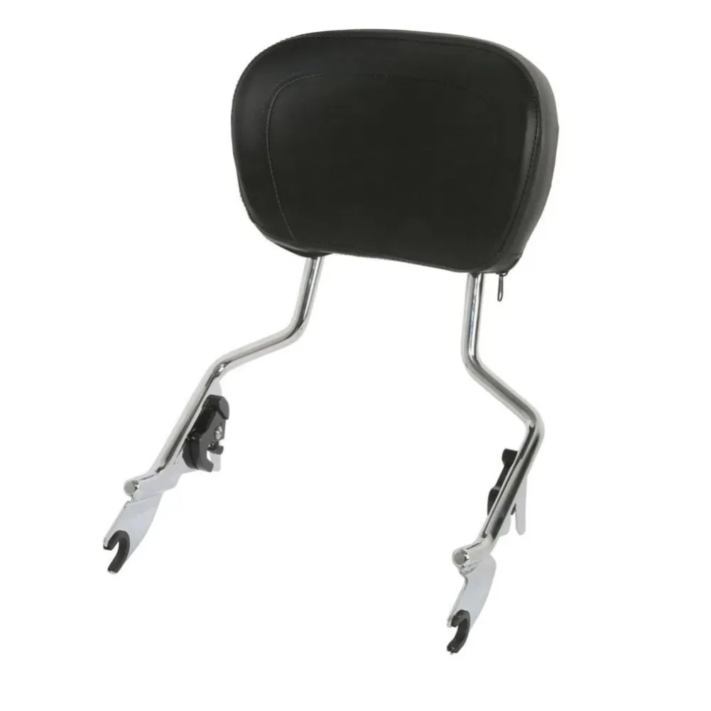 ALLGT New Passenger Sissy Bar Backrest For Touring Street Glide Road King 2008-2016 2009 2010 2011 2012 2013 2014 2015