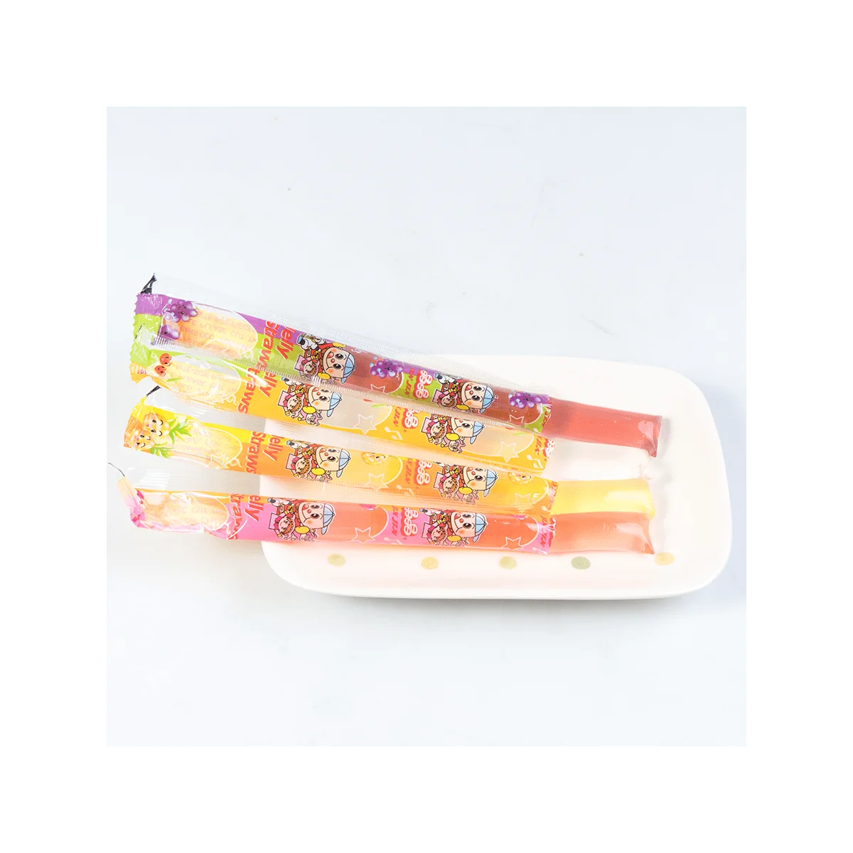 [10 confezioni] Jin jin Assorted Jelly Strip 400g * 10 confezioni