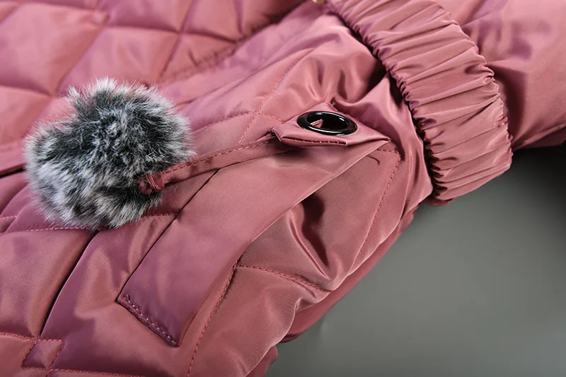 Autumn Winter Girls Jacket Keep Warm Hooded Windproof Outerwear Birthday Christmas Girls Coat 4 5 6 7 8 9 10 Years Kids Clothes