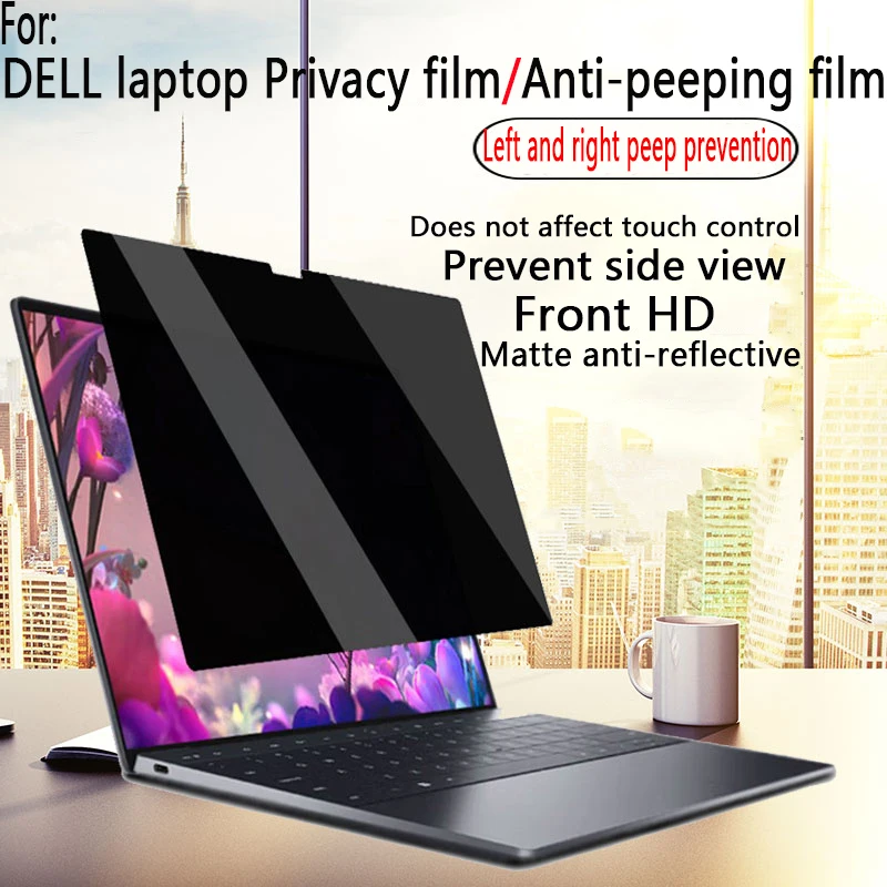 Para Dell XPS 13 9350/9345/9340 película de privacidad XPS 14 9440 película de pantalla de privacidad para ordenador portátil XPS 16 9640 película anti-peep para ordenador