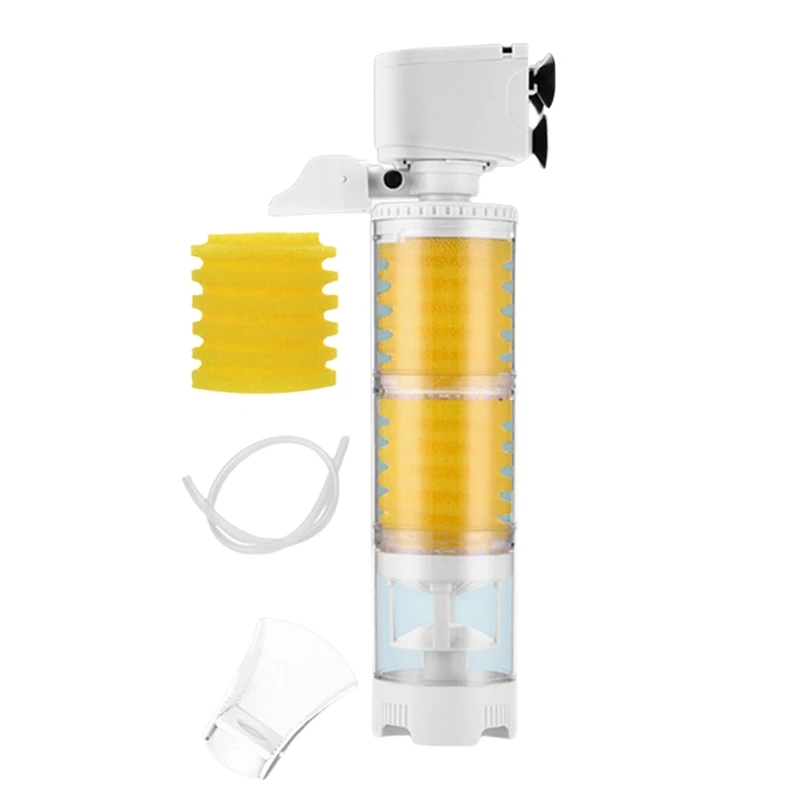

MAKE-Fish Tank Filter Ultra-Quiet Filter Pump Built-In Circulating Water Purification System Aquarium Filter Accessories