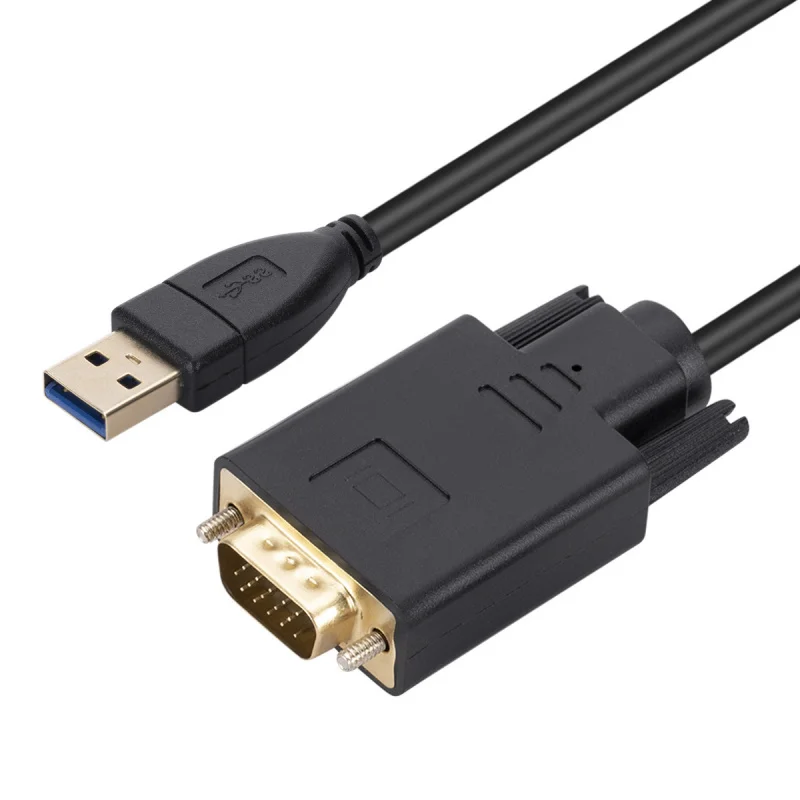 USB 3.0 to VGA video converter projection adapter cable computer USB external extended projection screen