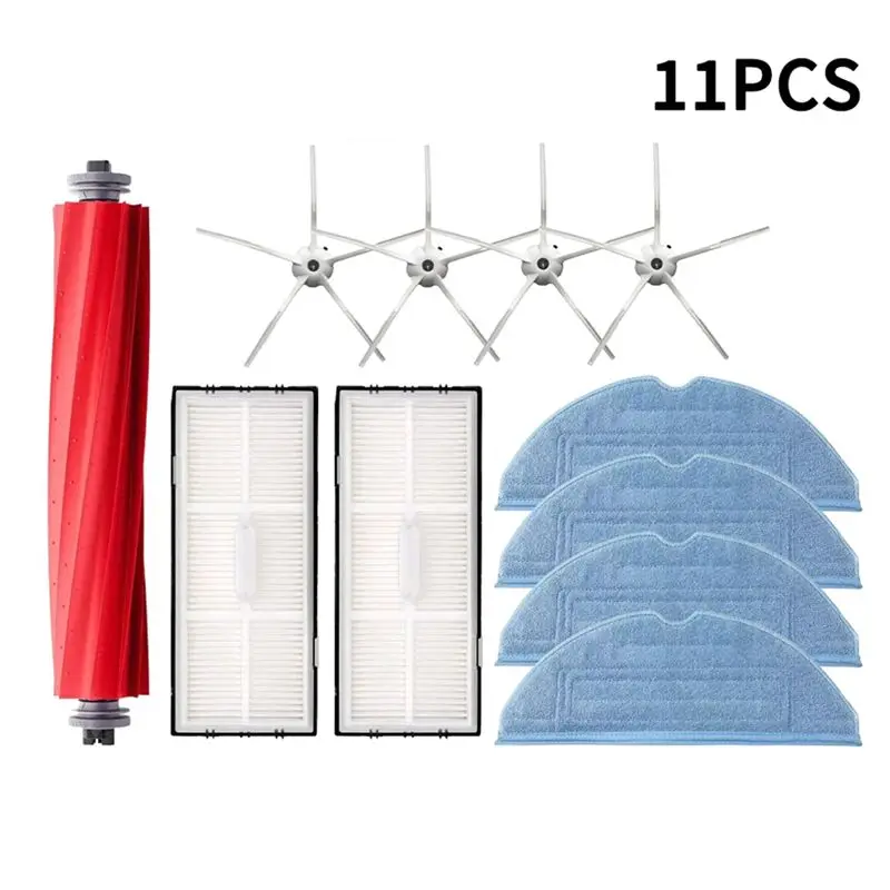 ABKR-For Roborock S7 Series Comprehensive Cleaning Kit: Main Brush, Hepa Filter, Mop Pad For Efficient Cleaning