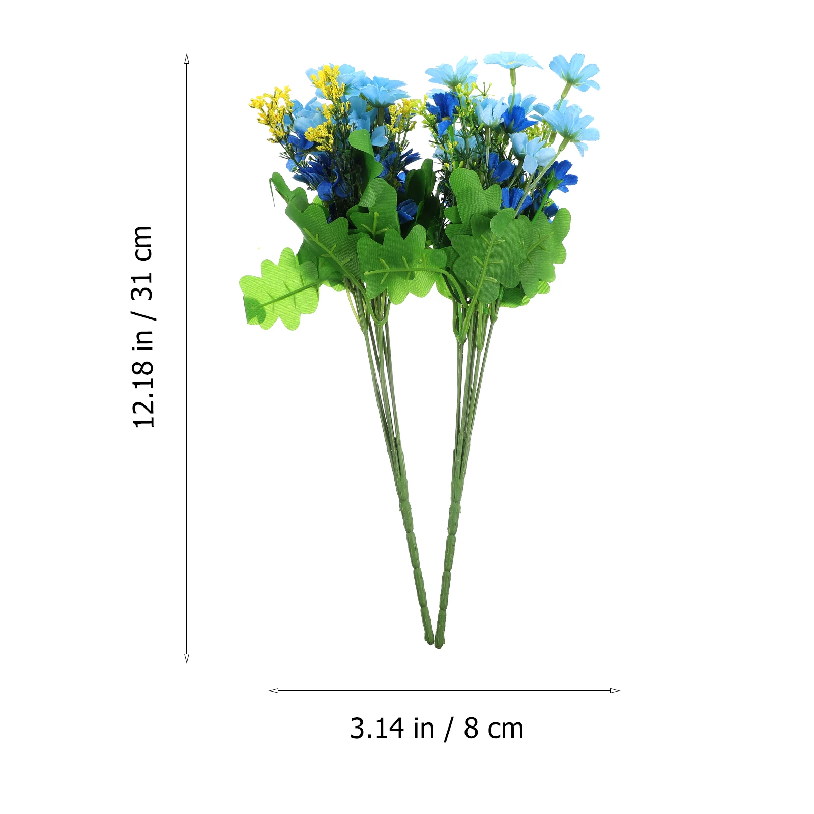 

10pcs Artificial Flowers Outdoor Fake Plastic Blooms Artificial Flowers For Outside Home Decor Wedding Craft Decoration