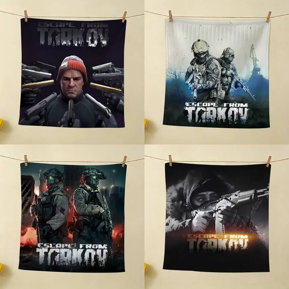 Game E-Escape From Tarkov Hand Towel Set Natural Hypoallergenic, Soft Absorbent Quick Dry Towels For Bathroom Kitchen