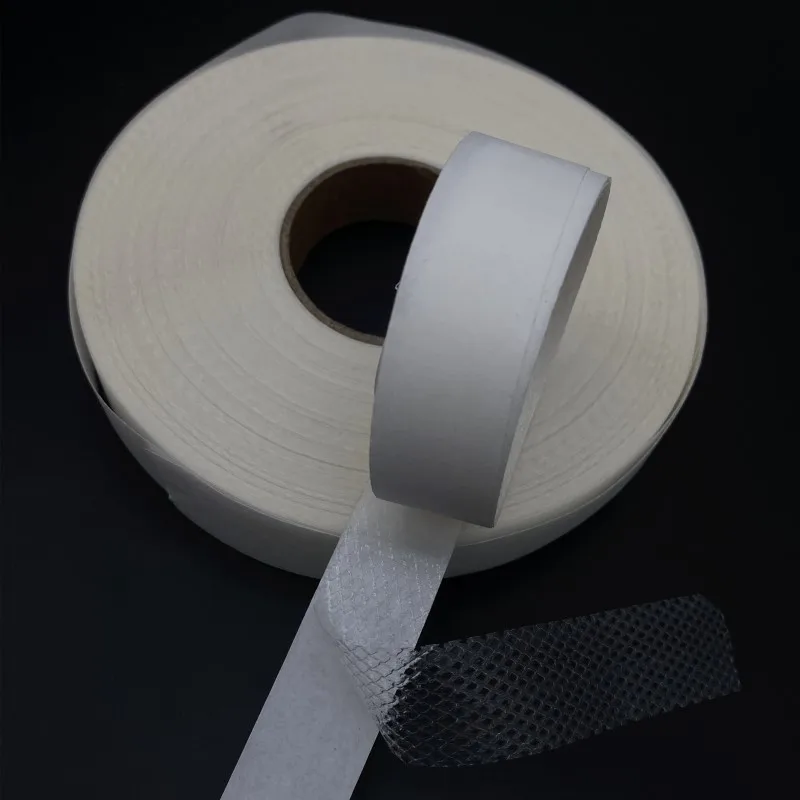 White Double-Sided Hot Melt Adhesive Mesh Tape Garment Adhesive Interlining DIY Sewing Patchwork Material 9meter