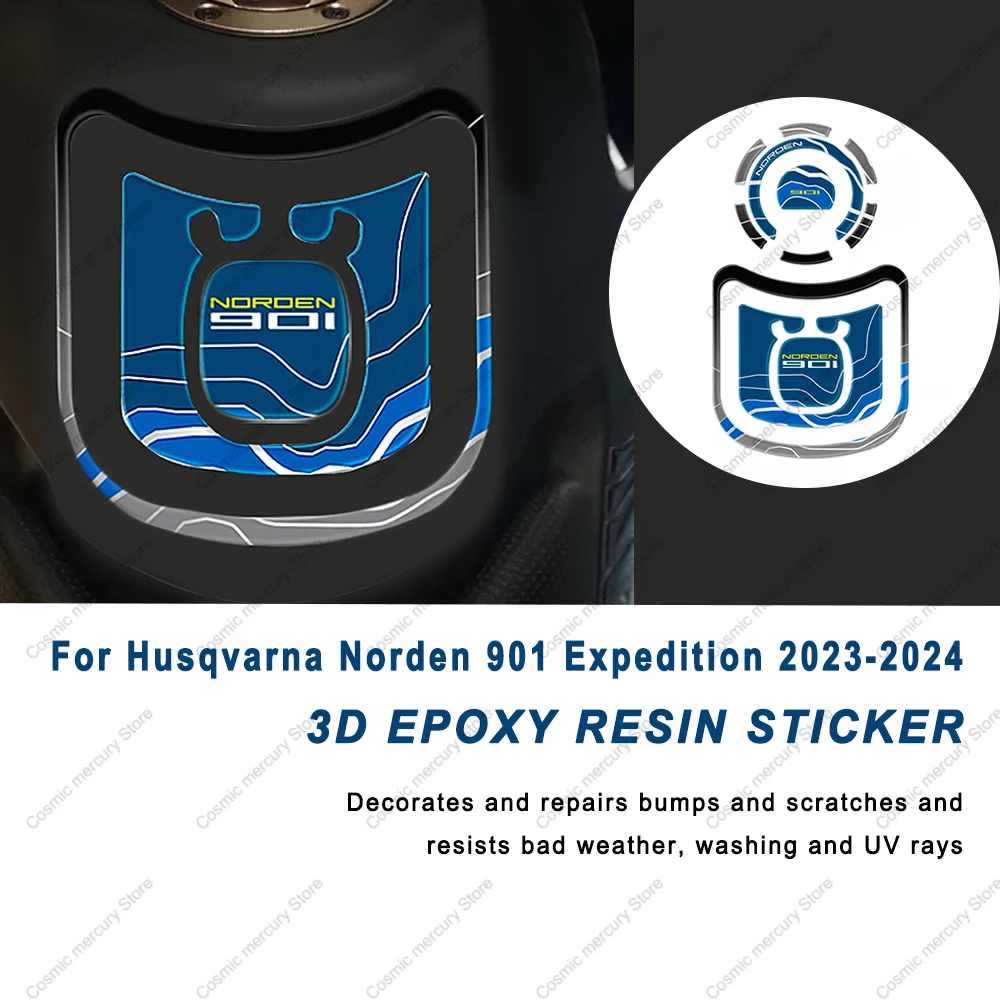 For Husqvarna Norden 901 Expedition 2023-2024 Motorcycle Accessories Non-slip Side Fuel Waterproof Stickers Tank Sticker Pad
