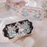 Flower Knows-paleta de sombra de ojos de Ballet de cisne negro, paleta de cara de perla brillante fina mate, sombra de ojos con brillo de 6 colores