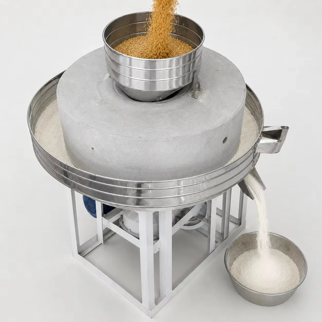 Industrial Motor-Driven Grain Processing Equipment with High Capacity and Low Noise for Wheat and Mixed Cereal Grinding