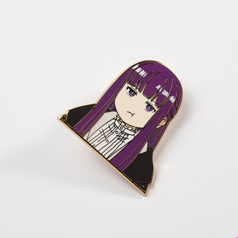 

Anime Frieren: Beyond Journey's End Fern Cosplay Charm Brooch Metal Badge Pendant Mascot Cartoon Emblem Ambitus Ornament Gift