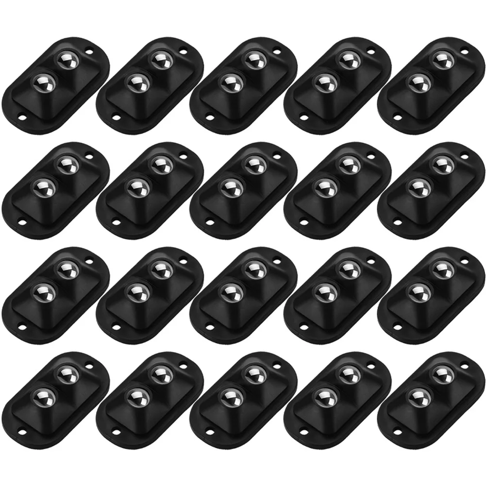 

20pcs Heavy Duty Caster Wheels with Self Locking Mechanism for Easy Mobility of Storage Boxes and Small Furniture