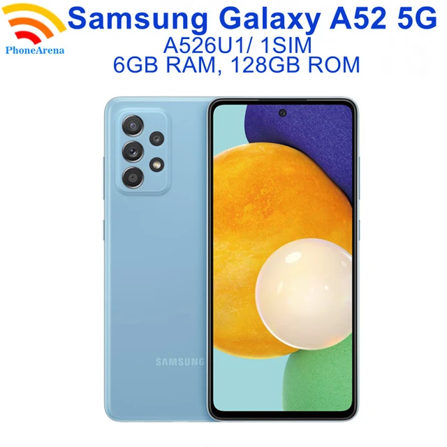 サムスン-Galaxya52 5G携帯電話,a526u1,1sim,a5260,2 sim,6.5インチ,6GB 128GB ROM,  Googleストア,オクタコア,指紋認識,NFC,ロック解除 - AliExpress 509