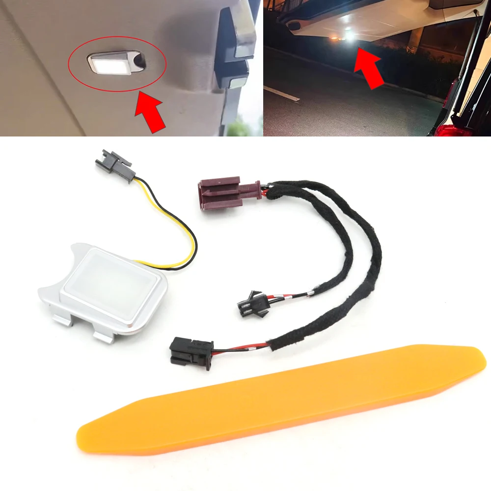 

For Mercedes-Benz Vito V Class W448 W447 2016+ Tailgate Door Refit White LED Luggage Trunk Light Boot Lighting Compartment Lamp