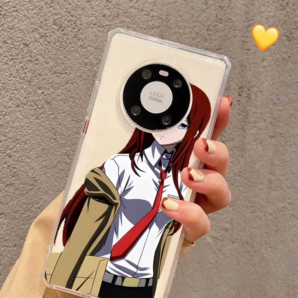 Steins Gate Okabe Anime Phone Case for Samsung S10 20 22 23 A10 40 for Xiaomi10 Note10 for Huawei P50 20 Honor60 70