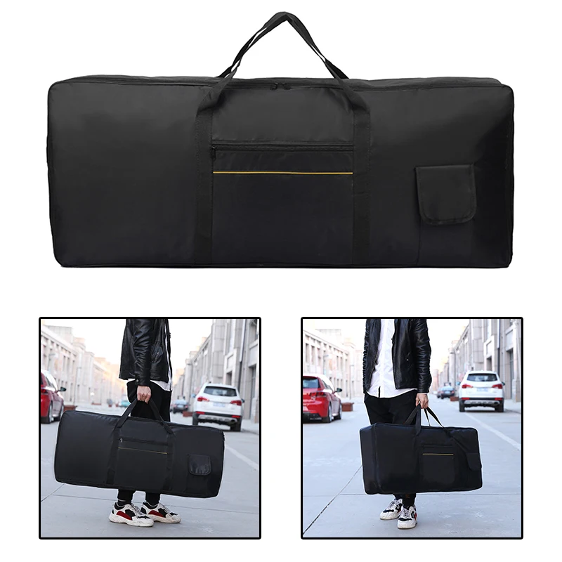 88 Keys Keyboard Carrying Bag With Handle 420D Oxford Electronic Piano Instrument Portable Thicken Storage Cover Case