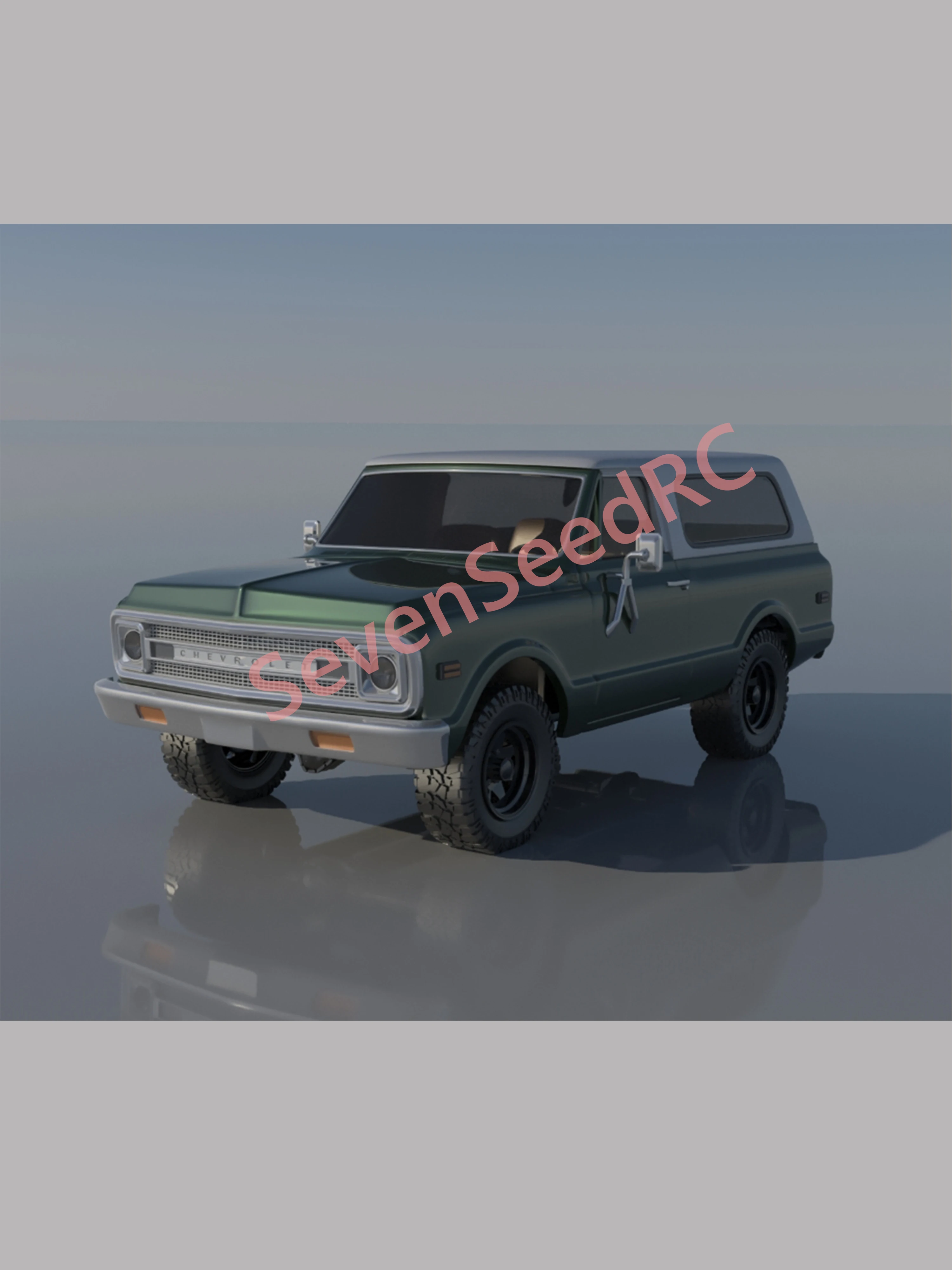 Image of 1/10 RC Karosserie Chevrolet Blazer 1970 313/324mm 3D-Druck für SCX10 TRX4 Crossrc JT4 NT4 TRX6 VS4-10