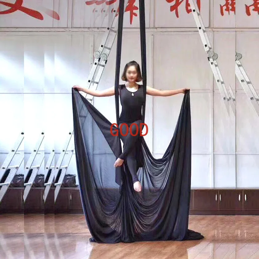 Prior Fitness Deluxe 15Yards/13.7M Aerial Silk Fabric 100% Nylon Low Stretch Aerial Silks High Strength Acrobatic Flying Silk
