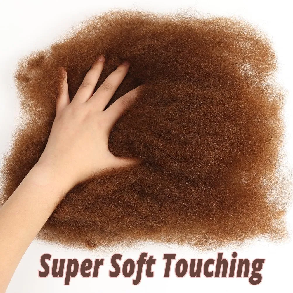 Amerikaanse voorraad Peruaans kinky krullend menselijk haar voor vlechten Bulk Remy-bundels Geen verlies Afro Kinky Mini Twist-haar 100% echt haar