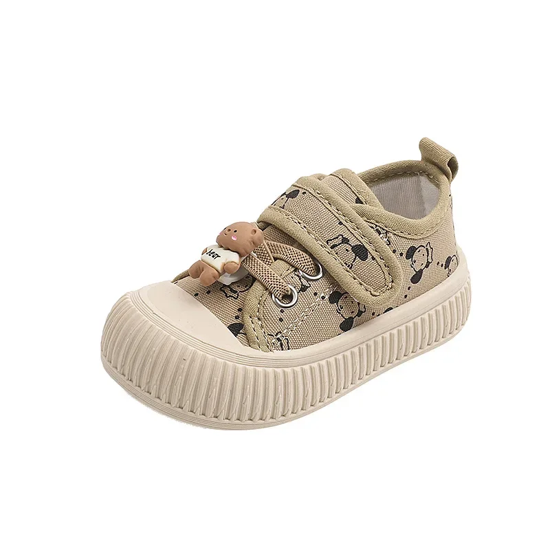 Chaussures coordonnantes à semelle souple pour enfants, chaussures en toile pour enfants, chaussures de planche respirantes, baskets pour filles, printemps, automne